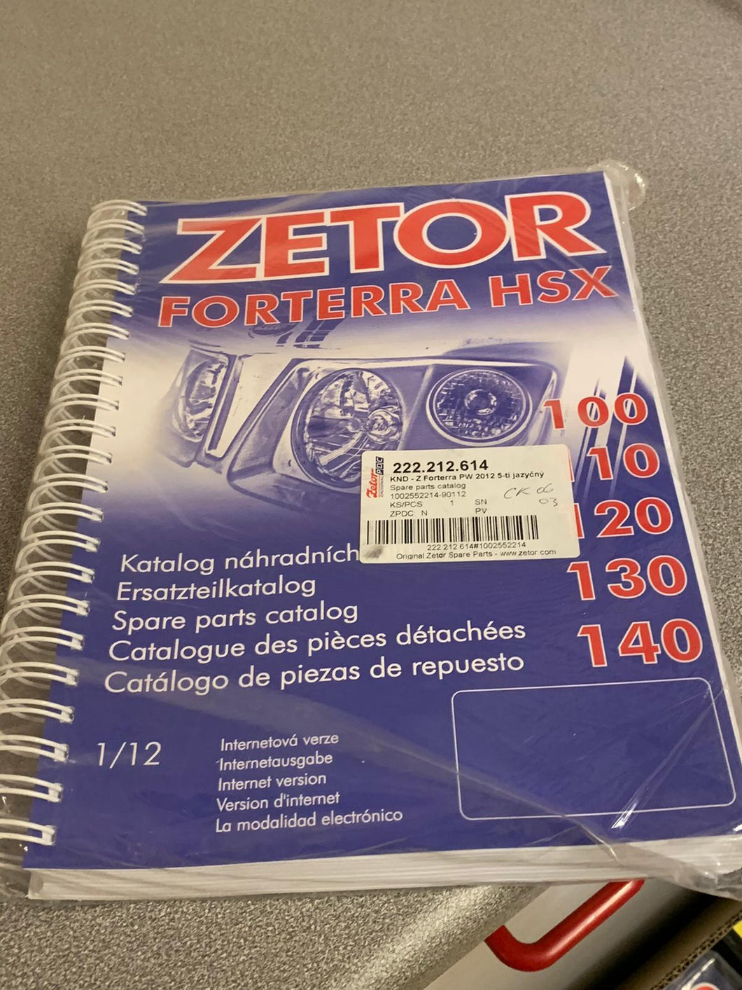 Spare Parts Manual for Forterra HSX 100, 110, 120, 130 and 140
